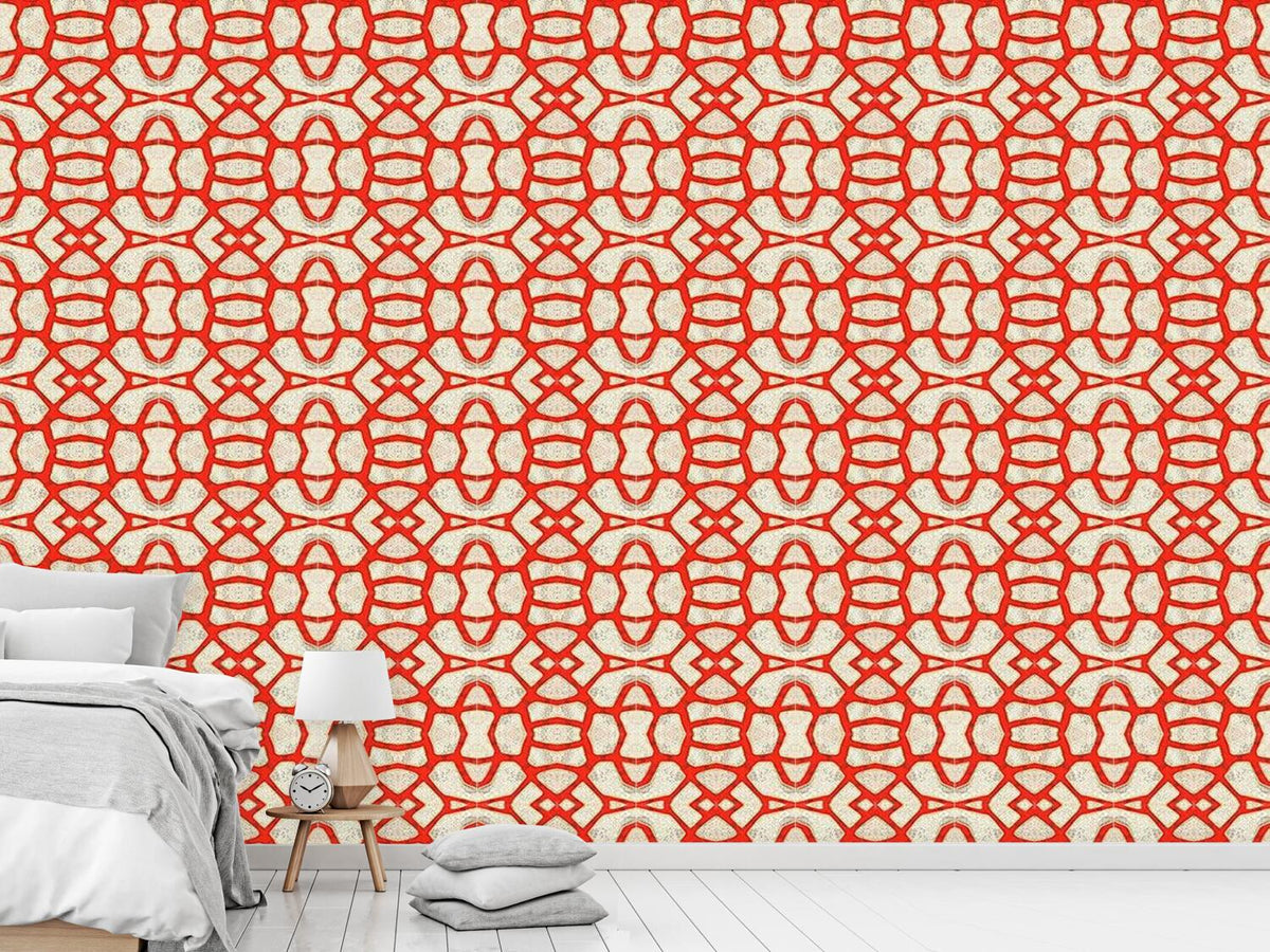 patterned-wallpaper-red-coral