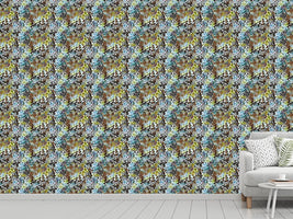 patterned-wallpaper-wild-afro-lilies