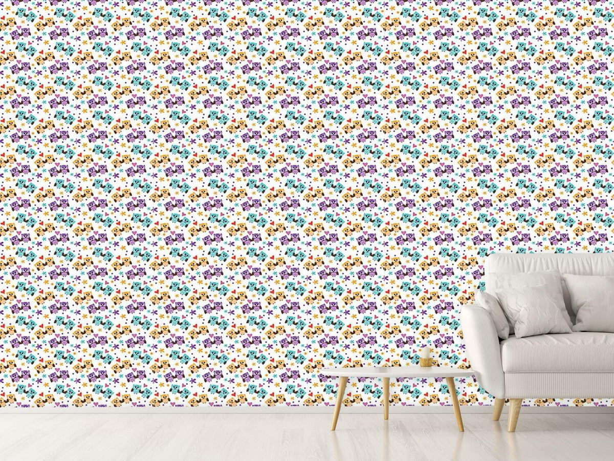 patterned-wallpaper-owls-in-love