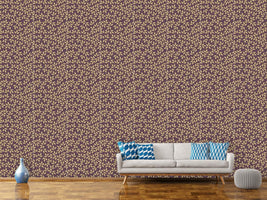 patterned-wallpaper-golden-leaf-winter