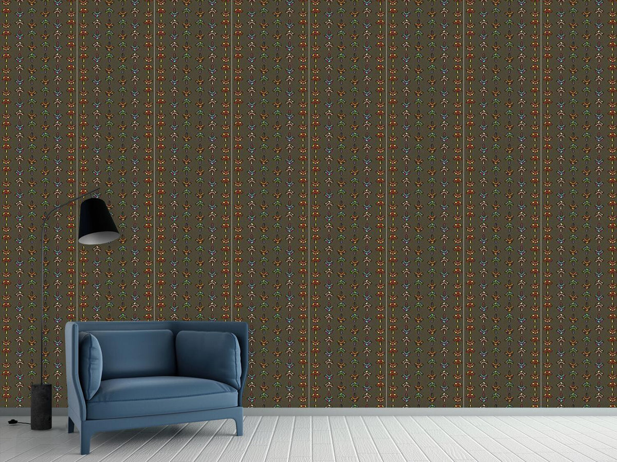 patterned-wallpaper-mushroom-fun