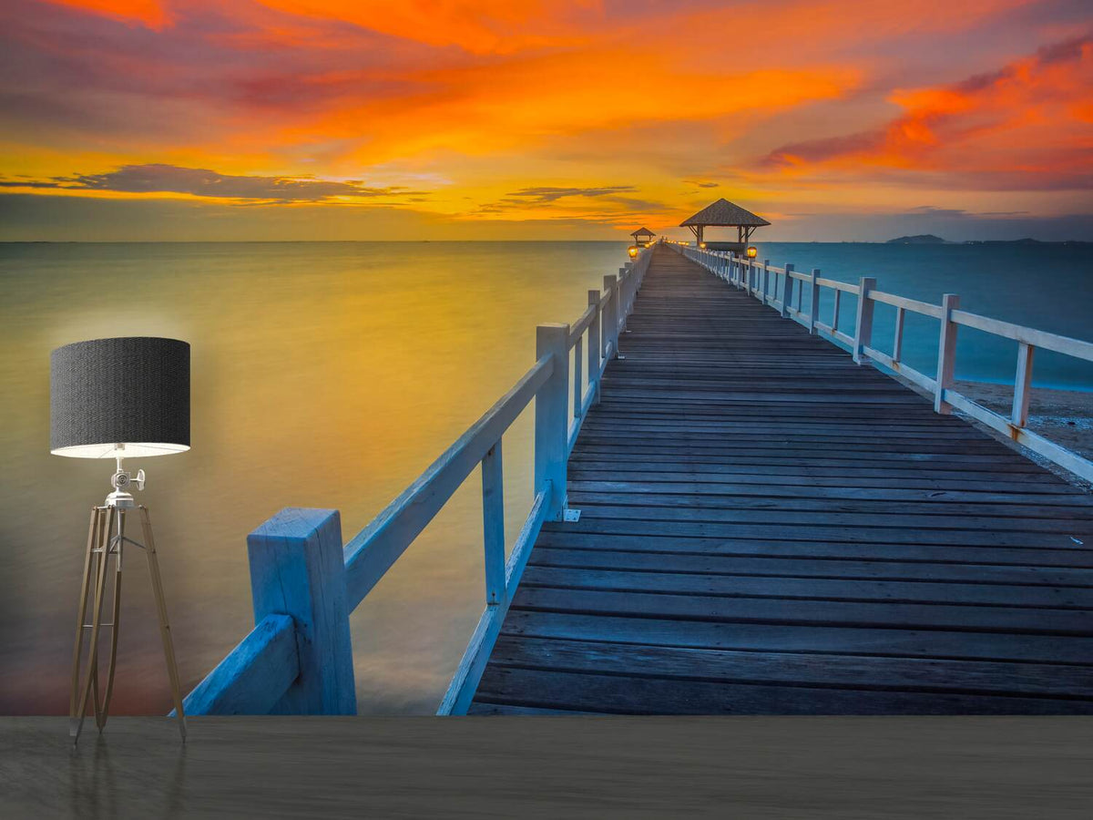 photo-wallpaper-a-wooden-bridge-in-the-far-east