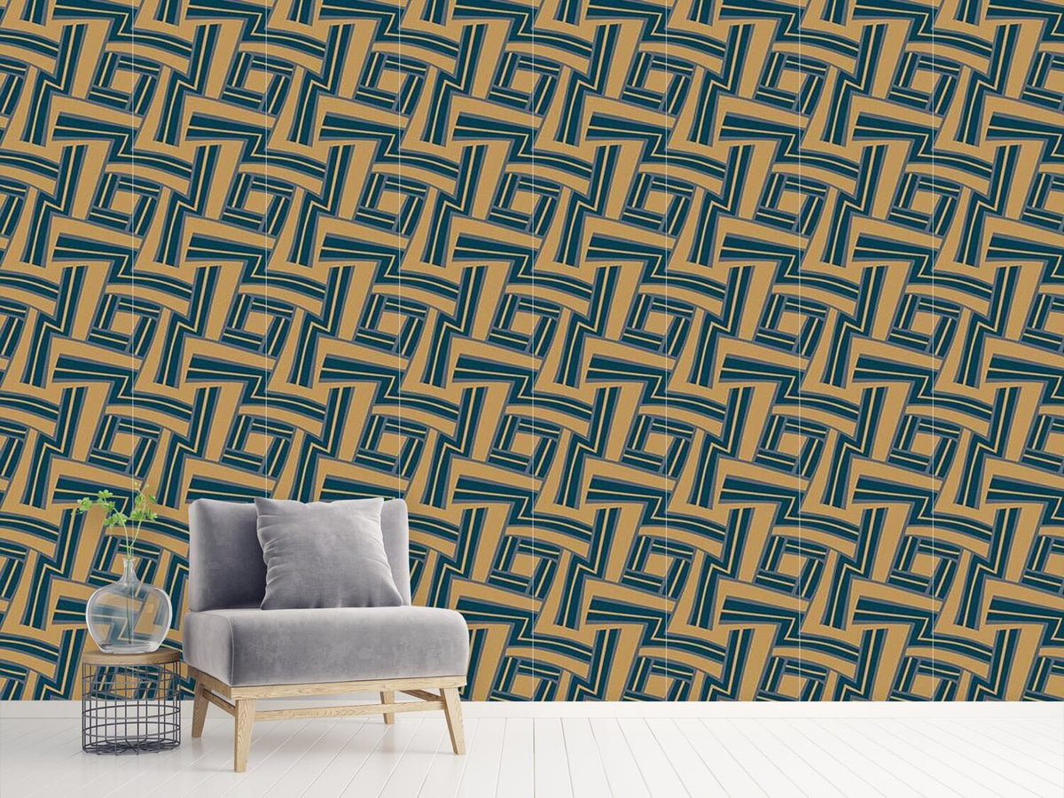 patterned-wallpaper-maze-blue