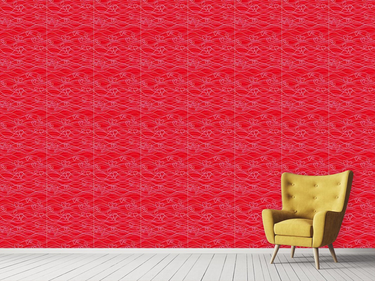 patterned-wallpaper-wavelenght-red