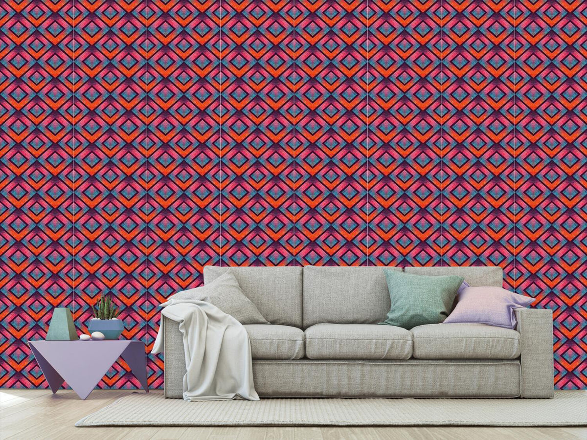 patterned-wallpaper-crystal-retro-mosaic