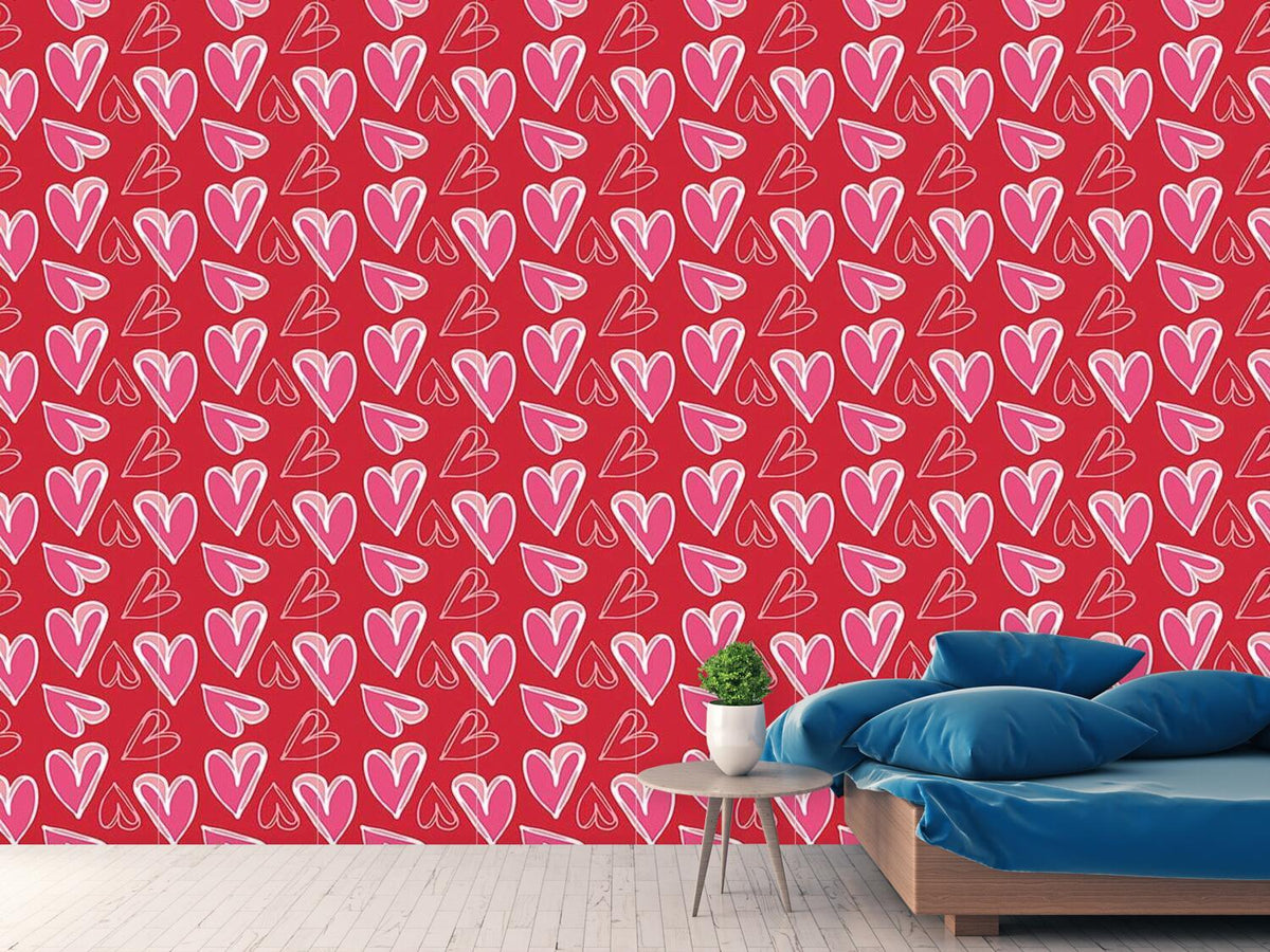 patterned-wallpaper-heart-for-heart