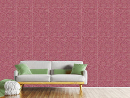 patterned-wallpaper-hen-party-red