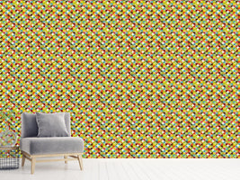 patterned-wallpaper-quartered-circles