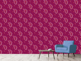 patterned-wallpaper-exotic-tendrillars-purple