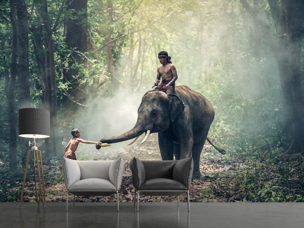 photo-wallpaper-the-elephant-at-work