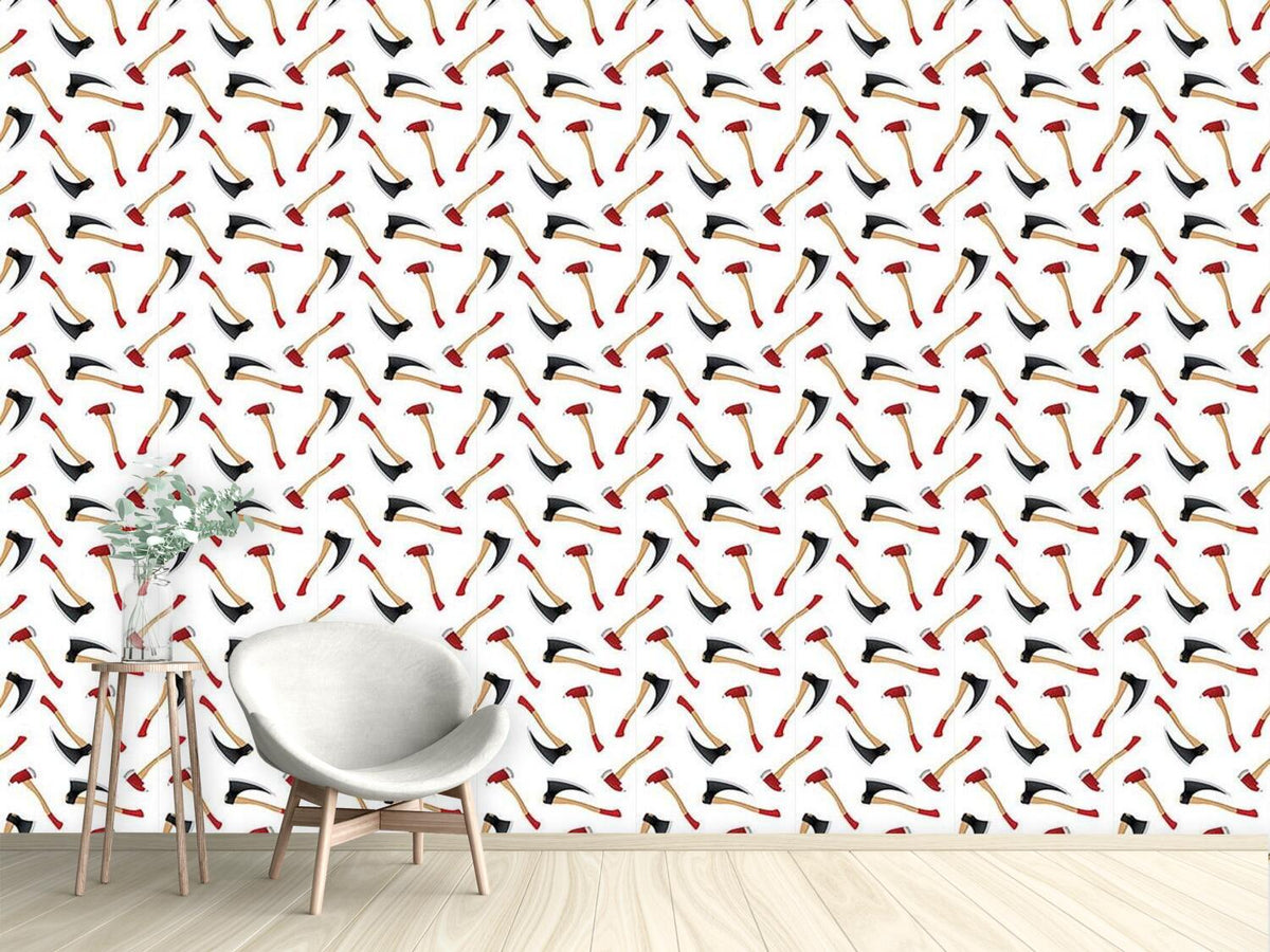 patterned-wallpaper-flying-axes