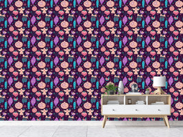 patterned-wallpaper-retro-christmas-baubles