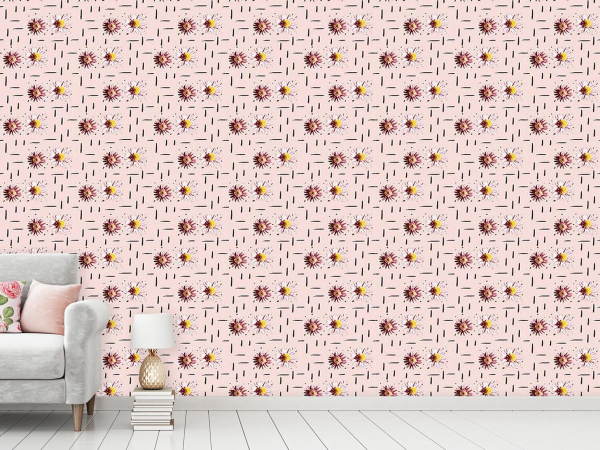 patterned-wallpaper-counting-daisies