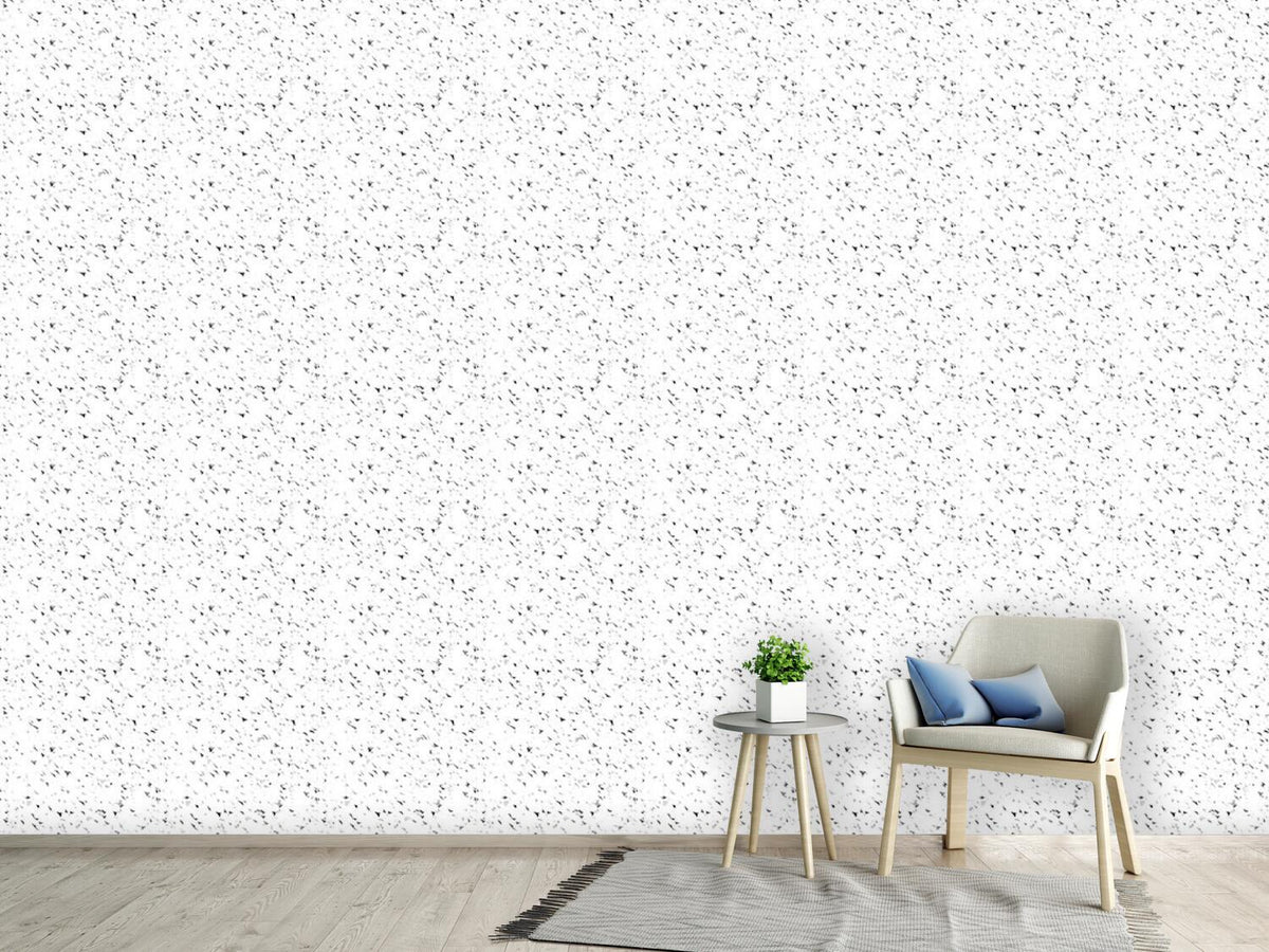 patterned-wallpaper-gray-triangle-snow