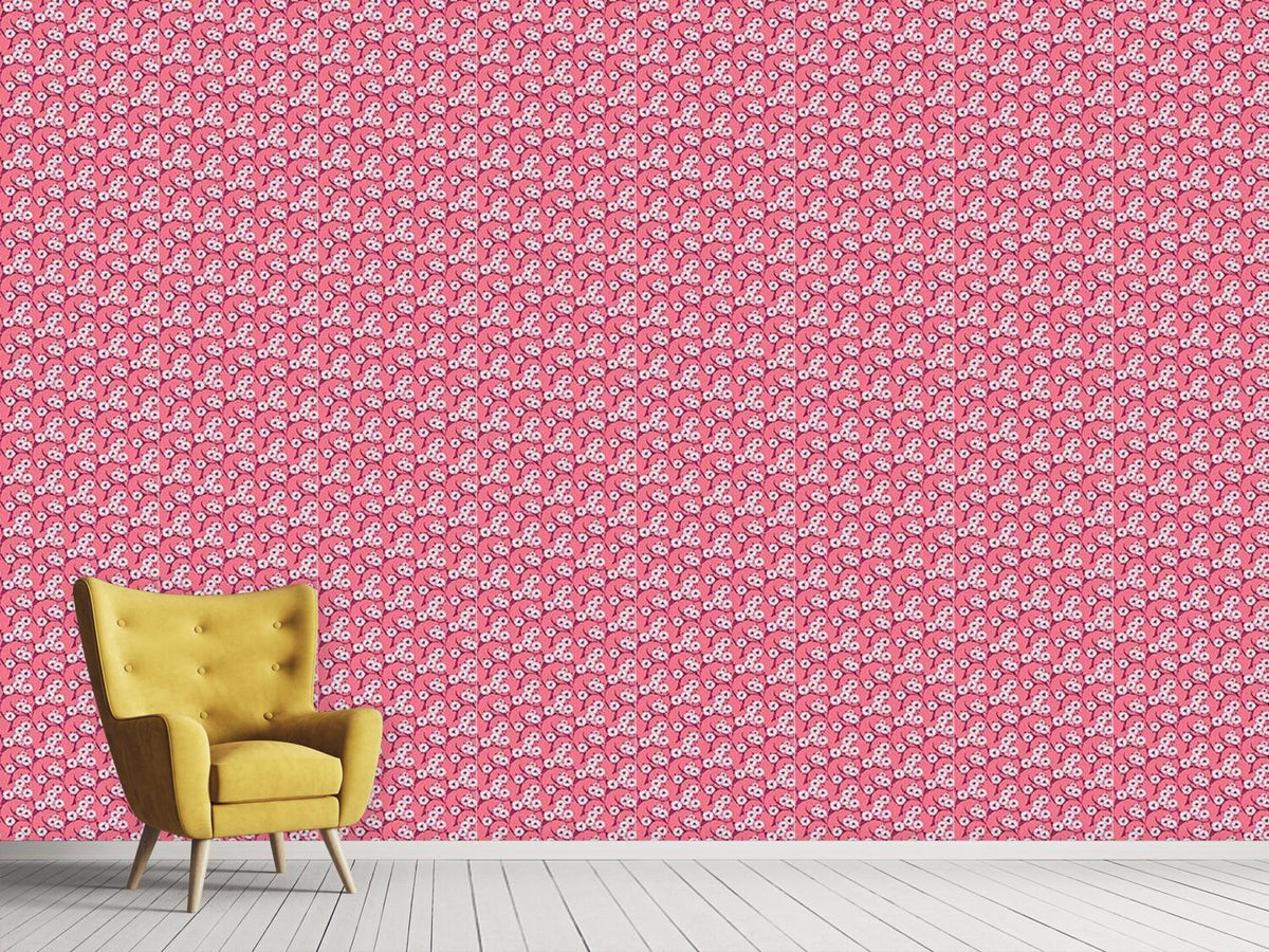 patterned-wallpaper-une-chanson-en-rose