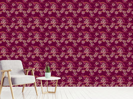 patterned-wallpaper-lotus-liebe-bordeaux