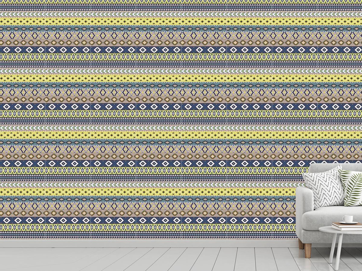 patterned-wallpaper-ethno-stripes-ii