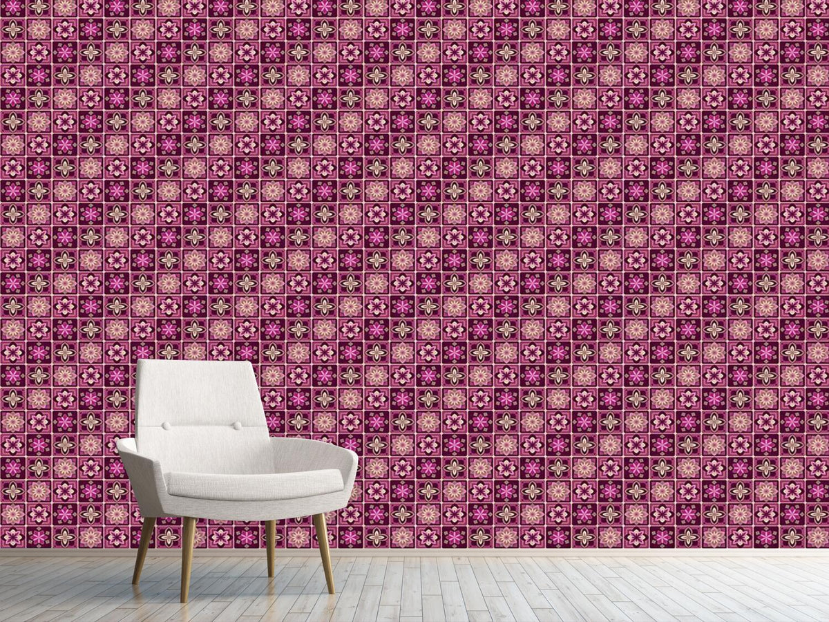 patterned-wallpaper-lotus-tiles