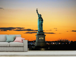 photo-wallpaper-statue-of-liberty-in-the-evening-light