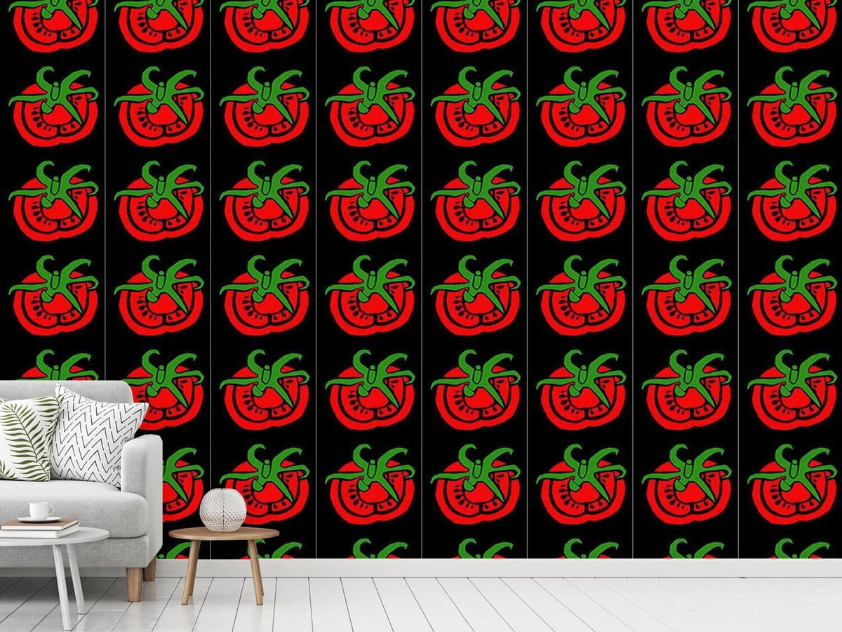 patterned-wallpaper-red-tomato