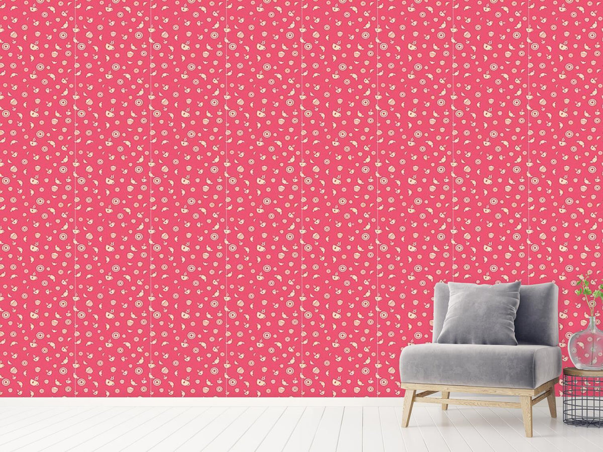 patterned-wallpaper-tea-time