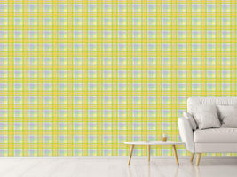 patterned-wallpaper-yellow-tartan