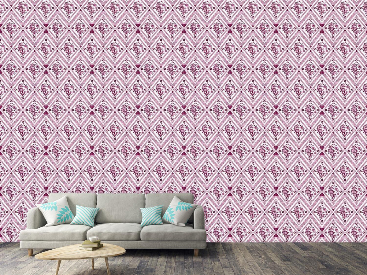 patterned-wallpaper-framed-nature