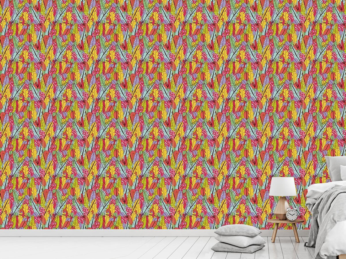 patterned-wallpaper-the-feathers-of-the-paradise-birds