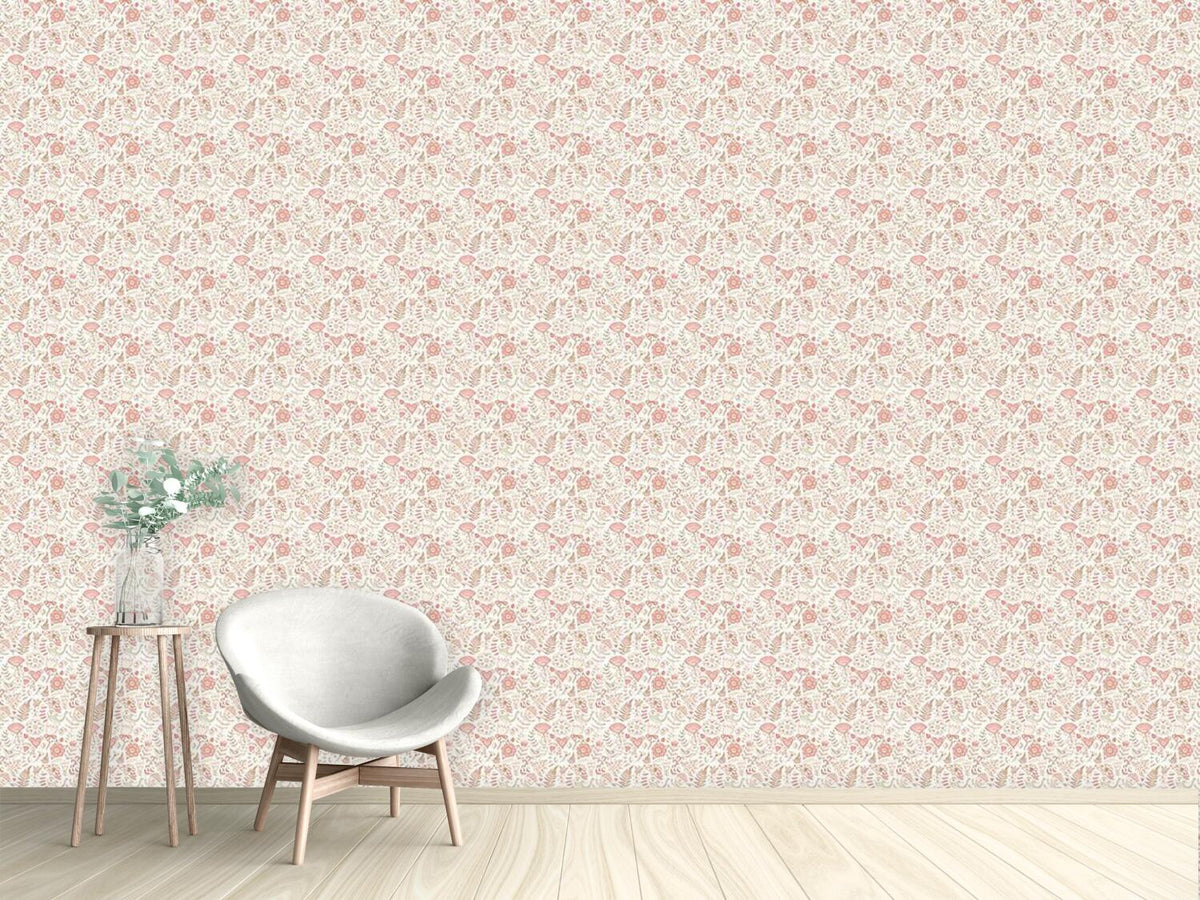 patterned-wallpaper-softness-of-the-paradise-birds