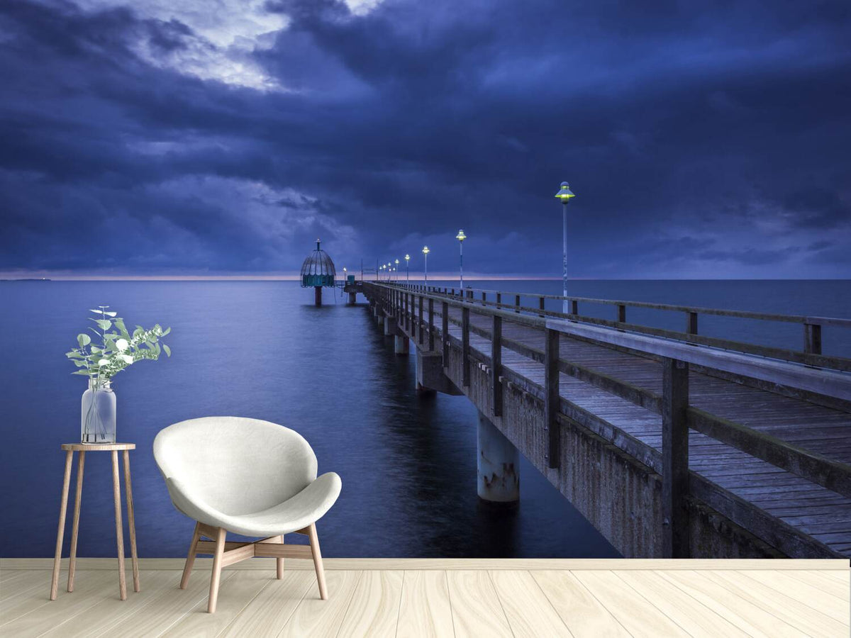 photo-wallpaper-pier-at-night