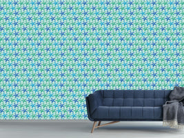 patterned-wallpaper-starfish-mint