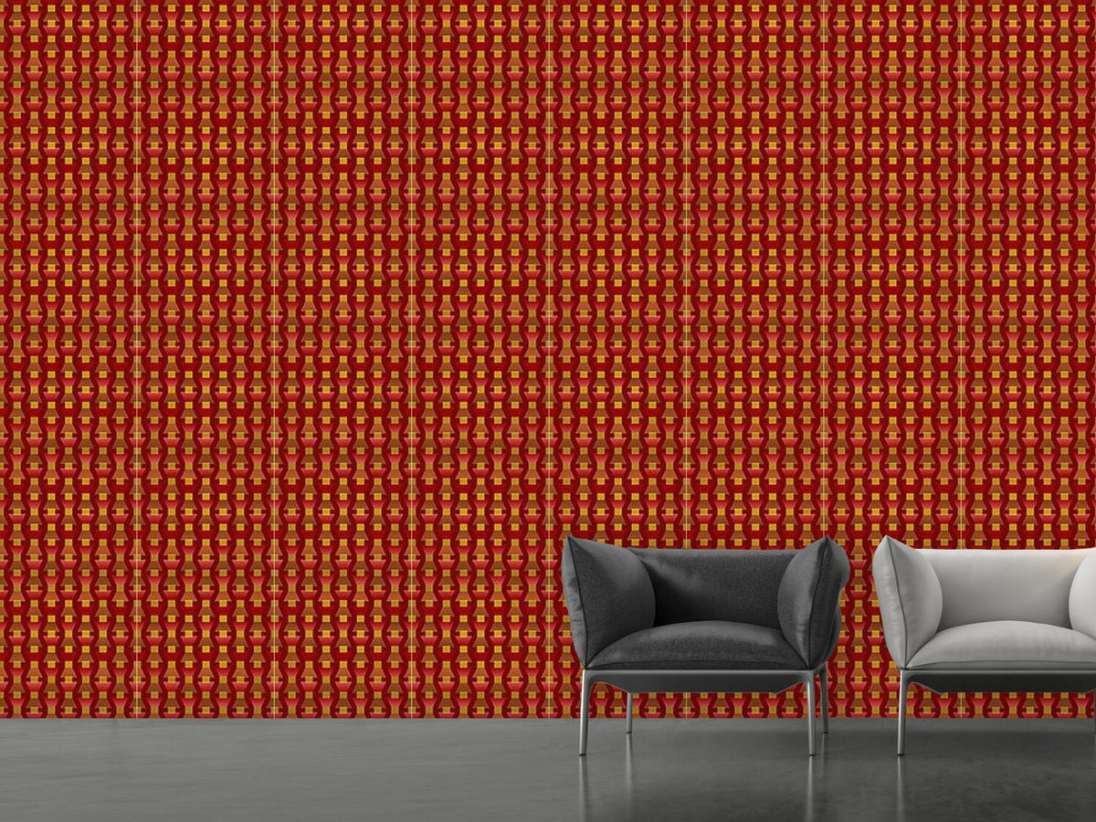 patterned-wallpaper-fire-red-on-the-trapeze