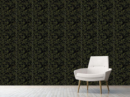 patterned-wallpaper-breakfast-in-gent-gold