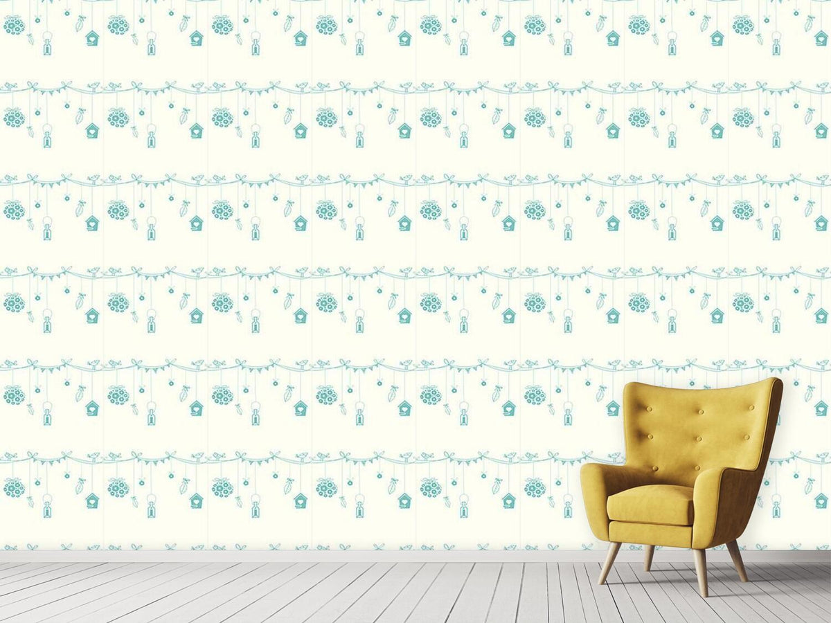 patterned-wallpaper-romantic-garden-party