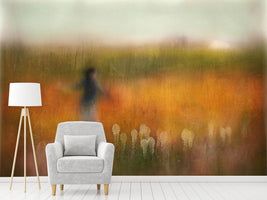 photo-wallpaper-a-girl-and-bear-grass