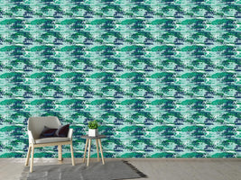 patterned-wallpaper-paradise-island-green